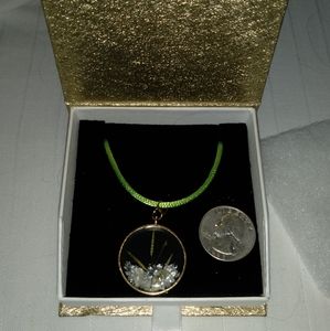 18 Kt Gold Filled Floating Mother of Pearl WOW!